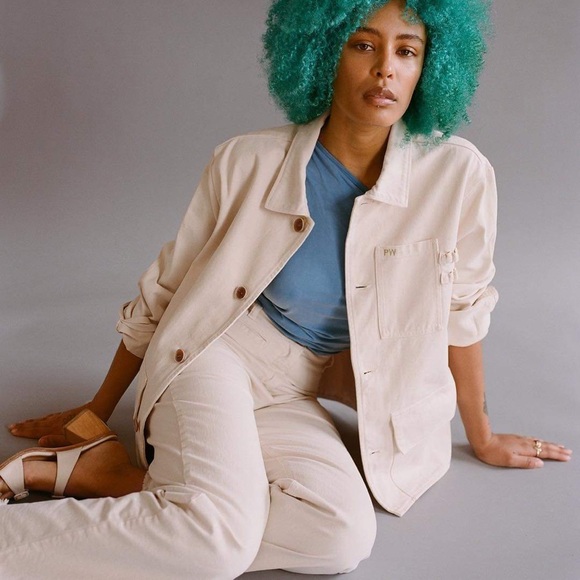 Paloma Wool cream canvas jacket. Unisex small - fits womens S-L. - Picture 2 of 7